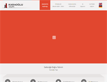 Tablet Screenshot of karaogluyapi.com